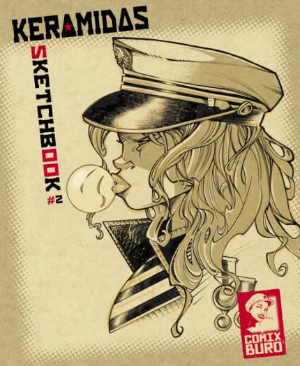 Couverture du sketchbook N°2 de Keramidas