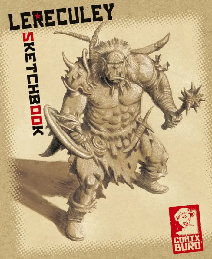 Couverture du sketchbook de Lereculey