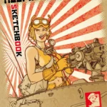 Couverture du sketchbook de Malfin