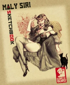 Couverture du sketchbook de Maly Siri
