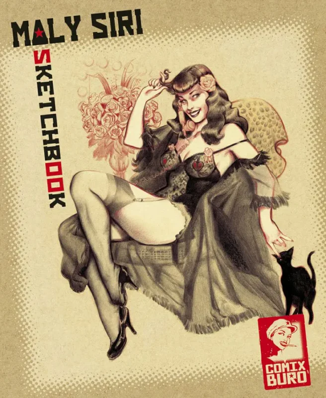 Couverture du sketchbook de Maly Siri