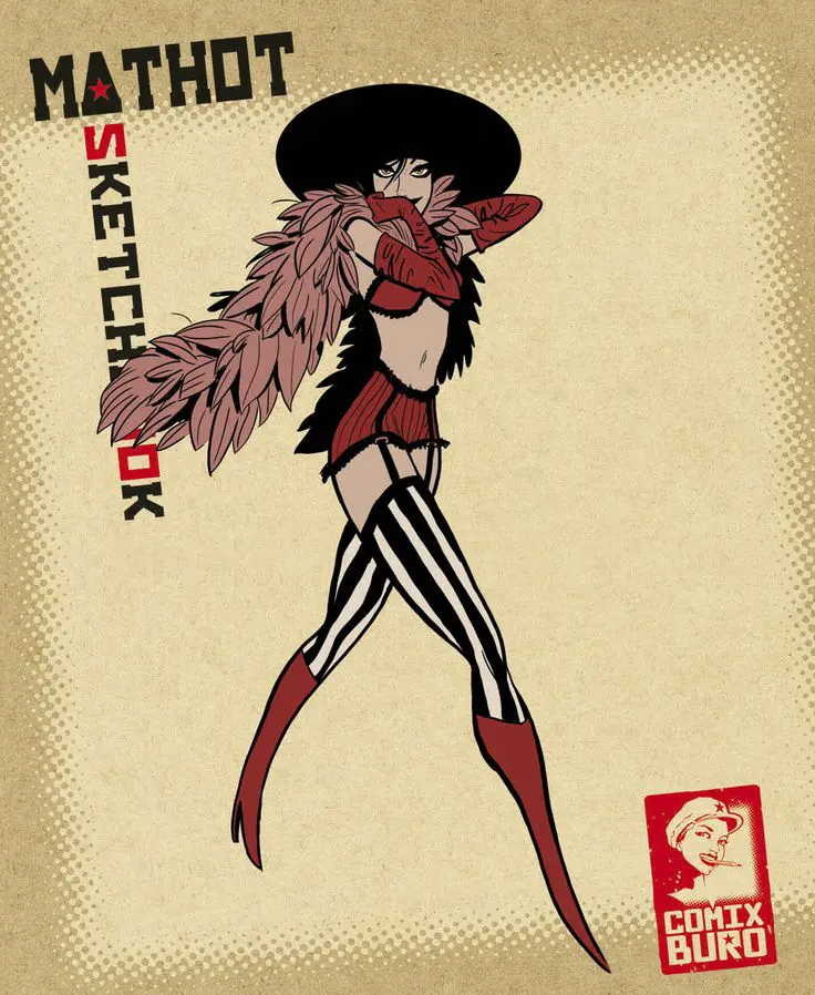 Couverture du sketchbook de Mathot