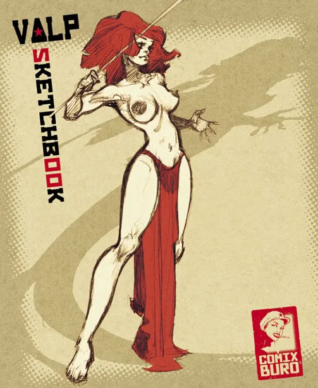 Couverture du sketchbook de Valp