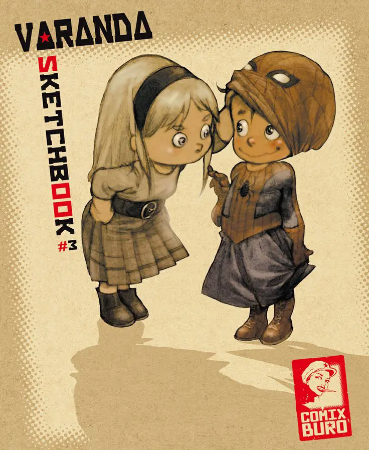 Couverture du sketchbook de Varanda #3