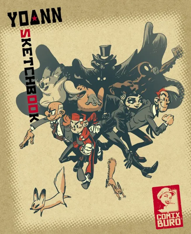 Couverture du sketchbook de Yoann