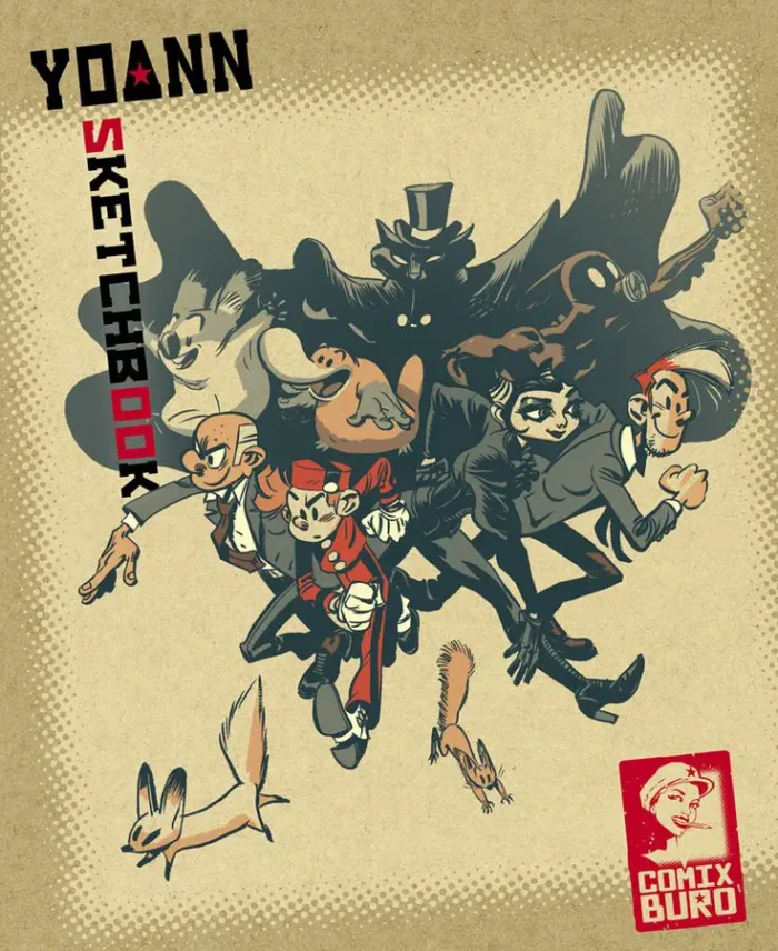 Couverture du sketchbook de Yoann