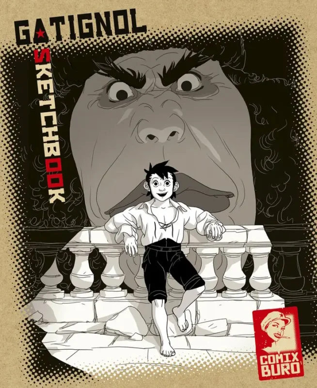 Couverture du sketchbook de Gatignol