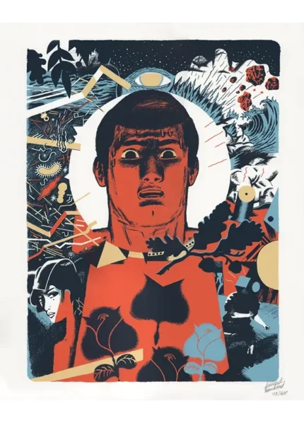 Sérigraphie Retour à zéro - Laurent Bourlaud