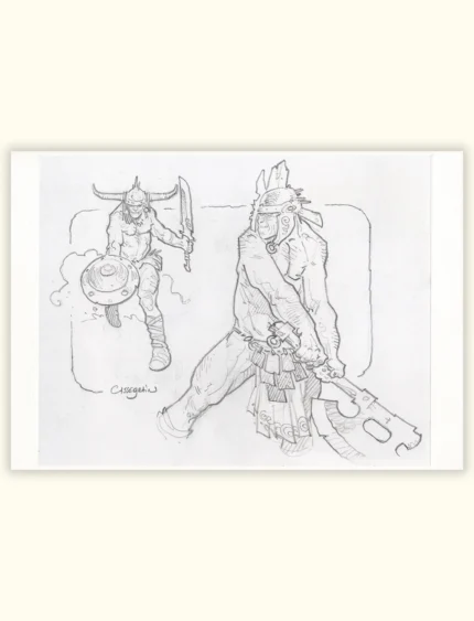 Deux Barbares N°3 de Didier Cassegrain