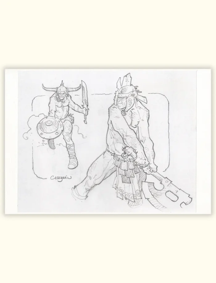 Deux Barbares N°3 de Didier Cassegrain