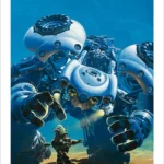 Affiche Manchu Robot Lost In Space