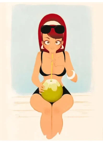 Petite affiche Ciia – Noix de coco