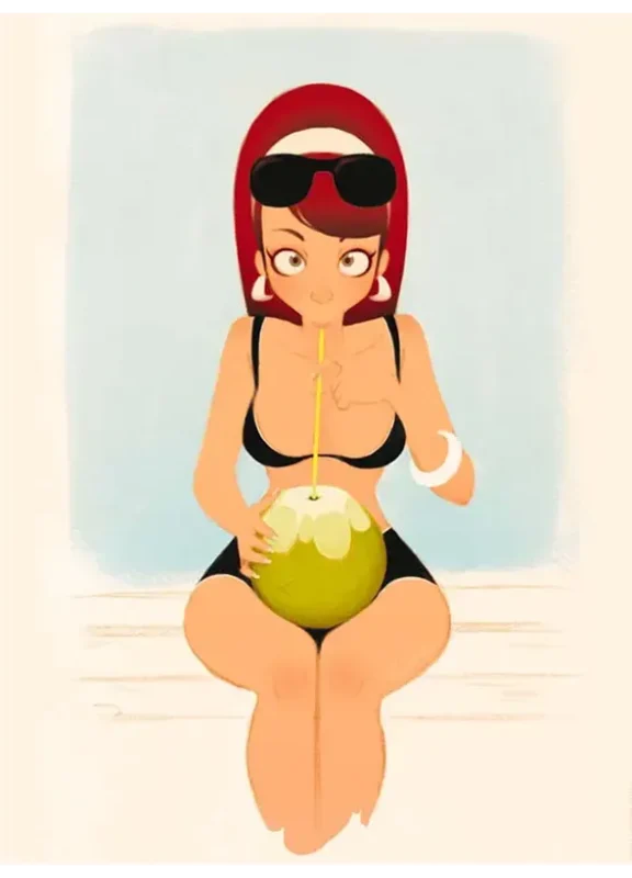 Petite affiche Ciia – Noix de coco