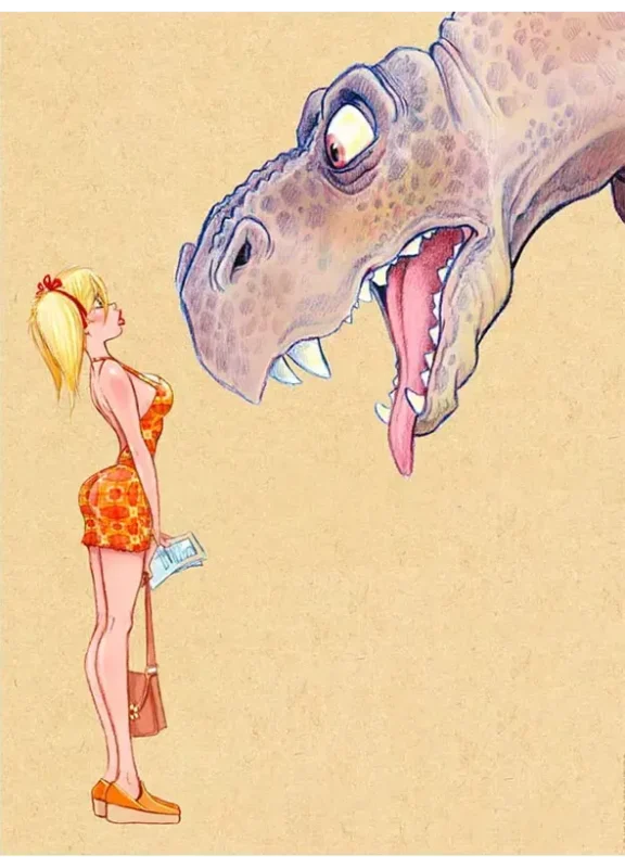 Petite affiche Yeagle – Mandy & Dino