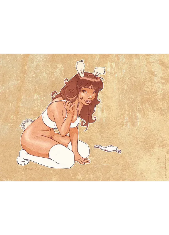 Petite affiche Bellamy – Bunny Girl