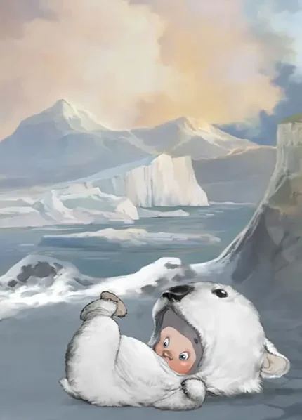 Les Littles Varanda – Petit ours polaire (grande image)