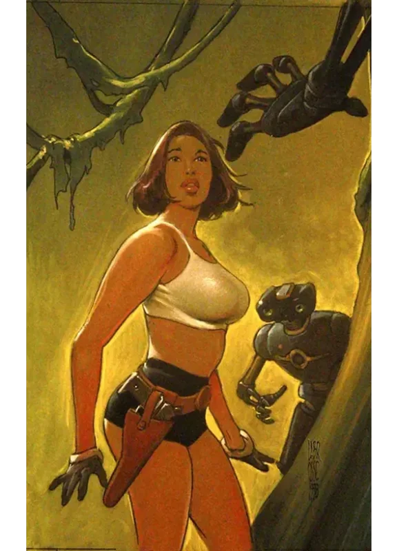 Affiche Thierry Labrosse Labrosse – Moréa aventurière