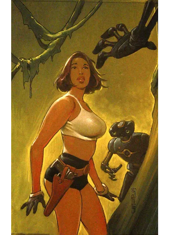Affiche Thierry Labrosse Labrosse – Moréa aventurière