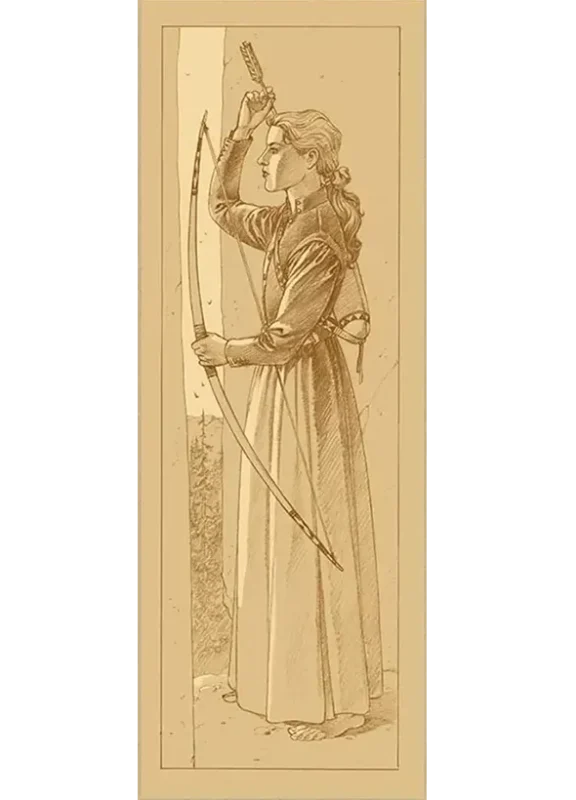 Sérigraphie-L'Esprit de la flèche (version sépia) – André Juillard