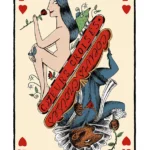 Sérigraphie Coeurs croisés - Zanzim et Anne-Claire Macé