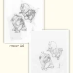 originaux des Little Hero - Black Bolt