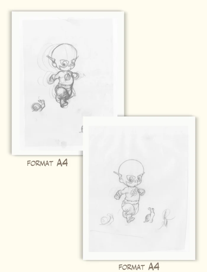 originaux de Little Hero Flash