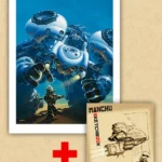 image du pack manchu comprenant le sketchbook et une affiche